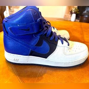 Air Force 1 High '07 LV8 'Platinum Deep Royal Blue' Size 11